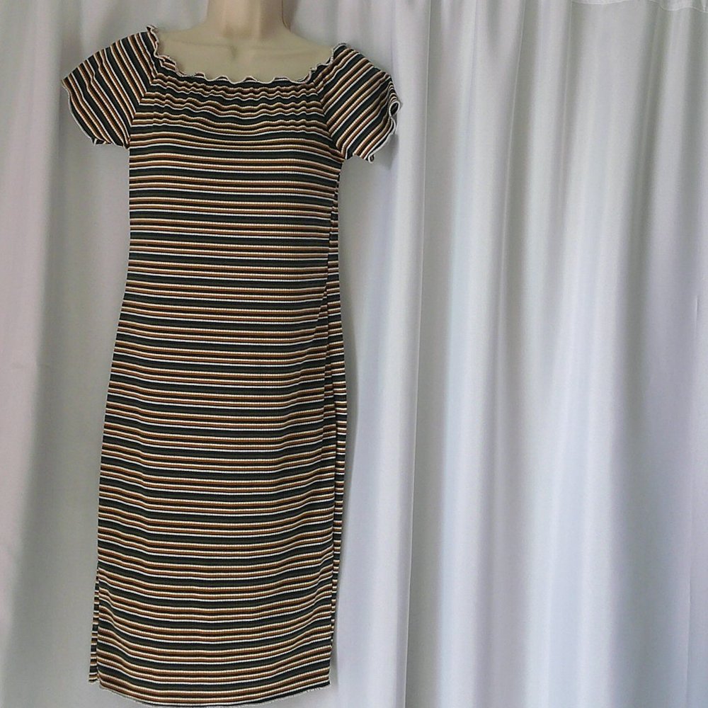Casual stripe dress